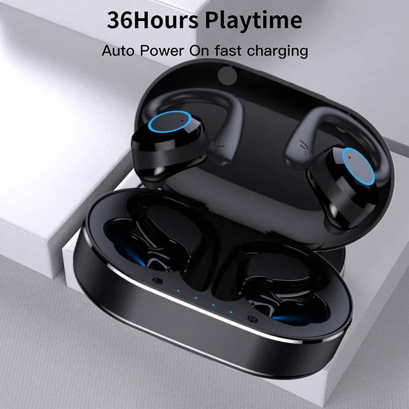 bon sens Wireless 5.0 Headphone Touch Control Sports Waterproof Bluetooth Earphone HiFi 9D Bass Stereo Earphone Headset With Microphone